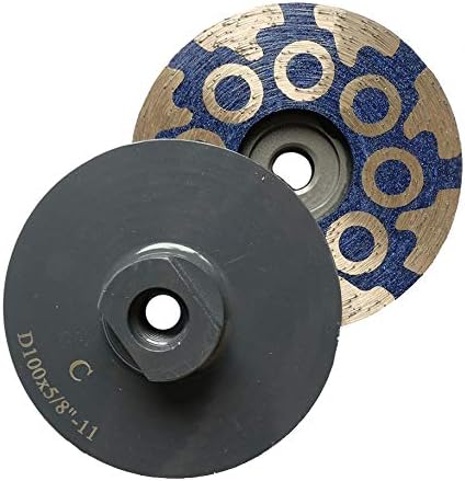 JDK 4 Inch Diamond Resin Filled Cup Wheel Grinding Wheel with Thread 5/8โ-11 ...