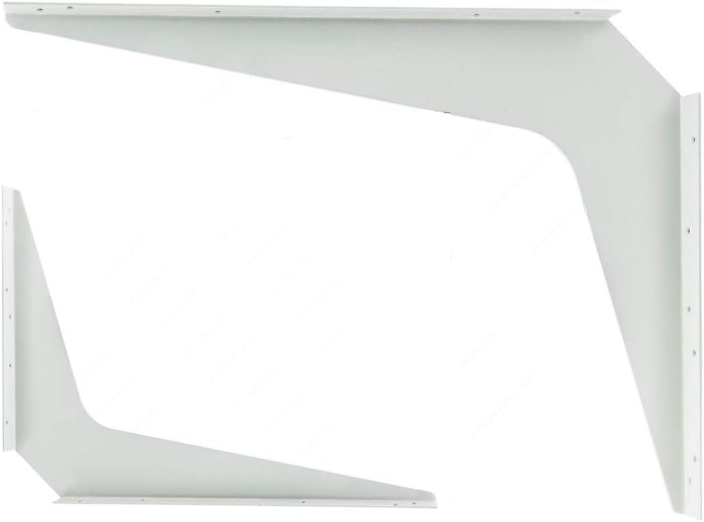 One Pair Workstation Heavy-Duty Reversible Brackets 1000lb. Load Capacity [pe...
