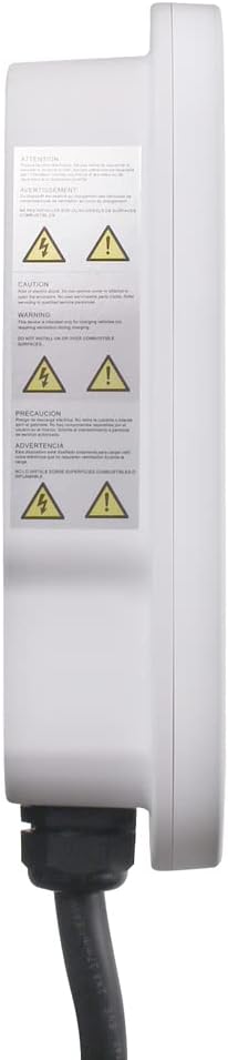 Leviton Level 2 EV Charger, 32 Amp, 208/240 VAC, 7.6 kW Output, Indoor/Outdoor