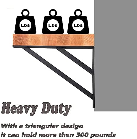 Heavy Duty Shelf Bracket ,Countertop Support Brackets,16x9 inch Shelf Support...