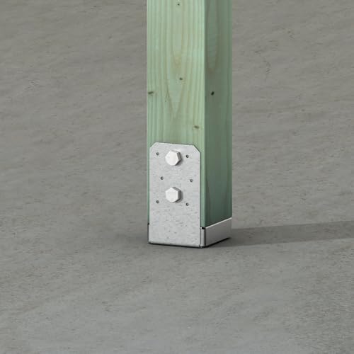 Simpson Strong-Tie ABU44Z ABU ZMAX Galvanized Adjustable Standoff Post Base f...