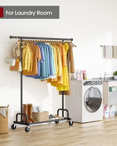 Sakugi Clothes Rack - Large-Capacity Clothing Racks for Hanging Clothes with ...