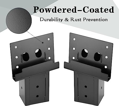 Mofeez Outdoor 4x4 Compound Angle Brackets for Deer Stand Hunting Blinds Shoo...