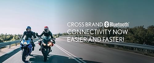 Cardo PACKTALK Edge Motorcycle Bluetooth Communication System Headset Interco...