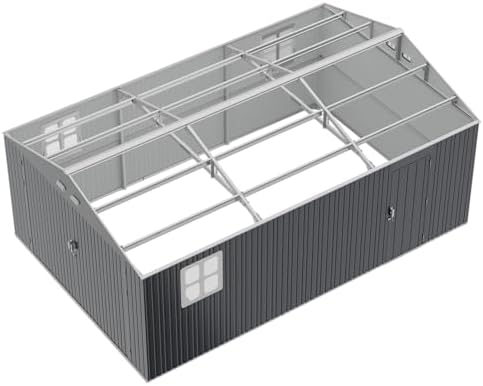 Military-Grade 13x20 FT Metal Garage Large Outdoor Storage Building Kits