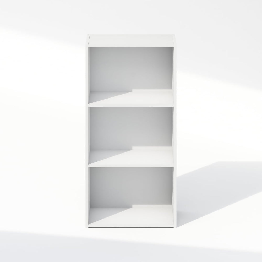 Furinno Reed Closet Organizers and Storage, 3-Tier Closet Organizer, Open She...