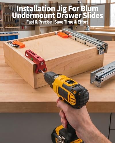 VASTHOME for Blum Undermount Drawer Slides Jig Works with Blum Tandem Drawer ...