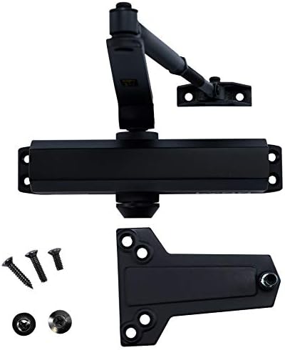 CLG HARDWARE Medium Duty Automatic Door Closer - Durable Cast Aluminum