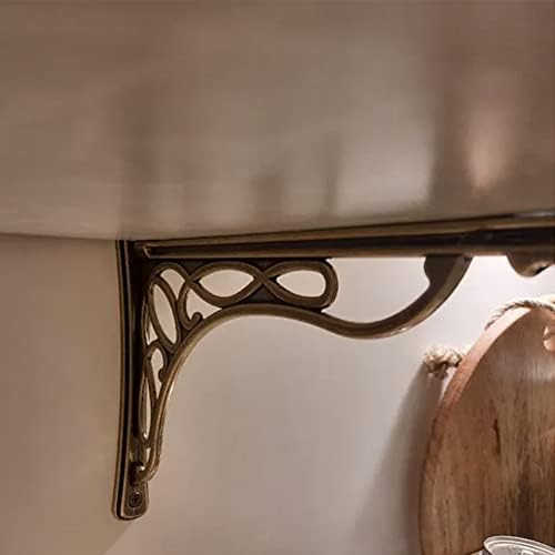2 PCS 10 Inch Bracket Shelf Brackets Cast Iron Metal Corbels Ancient European...