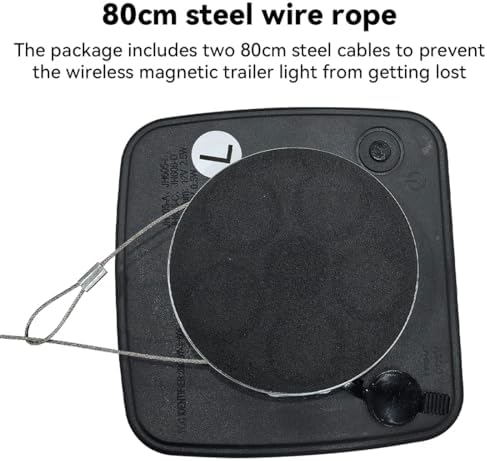 Wireless Trailer Lights Magnetic, Upgrade Rechargeable Wireless Trailer Tow L...