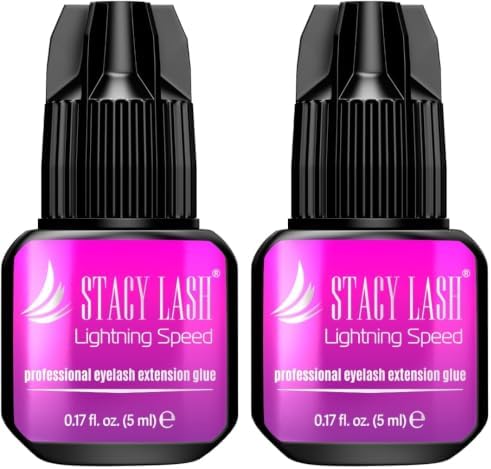 STACY LASH Lightning Speed Eyelash Extension Glue 5ml /0.17 fl.oz / 0.3 Sec D...