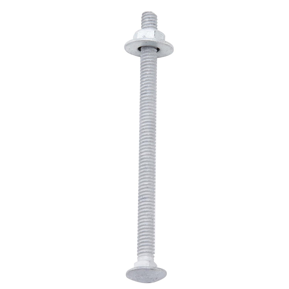 1/4" x 3-1/2" Carriage Bolts (100 PCS), Hot Dip Galvanized, Heavy D...