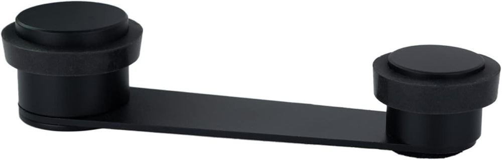 Black Adhesive Door Stopper |with 50mm Thick Door Retainer | Black Rubber | I...