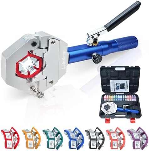 Hydraulic AC Hose Crimper Kit 71500 with Snap-On 7 Dies