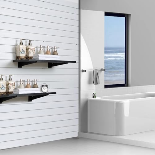 10 Inch Slatwall Shelf Bracket, Slatwall Accessories, Heavy Duty Slat Wall Sh...