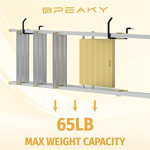 Screw in Ladder Hook, Black Heavy Duty Tool Holders 4PC, Bike Hooks, Wall Mou...