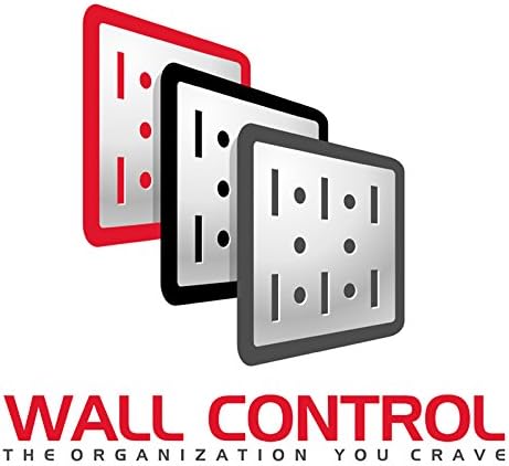 Wall Control 30-WGL-200GVB Galvanized Steel Pegboard Tool Organizer, Galv/Black