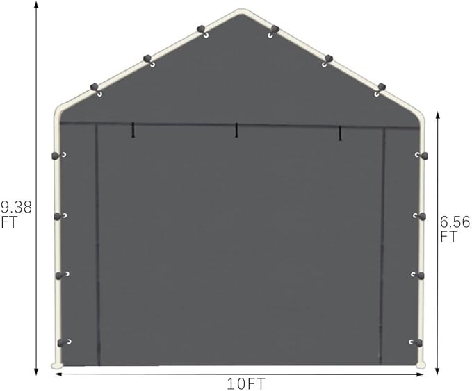 10x20 FT Front/Back Panel Canopy Entrance Panel