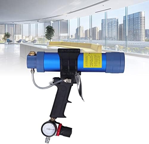 Sausage Silicone Caulking Glue Gun,310ml 1/4in Pneumatic Glass Glue Gun With ...