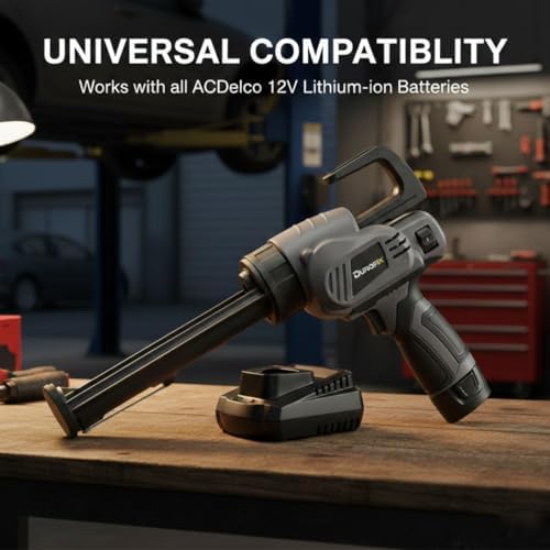 Durofix RZ1230-PG G12 12v Cordless Brushless Caulking Gun Kit With Battery Ch...
