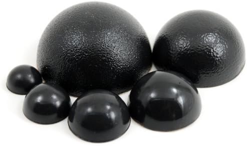 1" Dia Sorbothane Hemisphere Rubber Bumper Non-Skid Feet with Adhesive (...