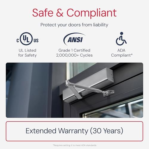Lawrence Heavy Duty Door Closer Commercial Grade 1
