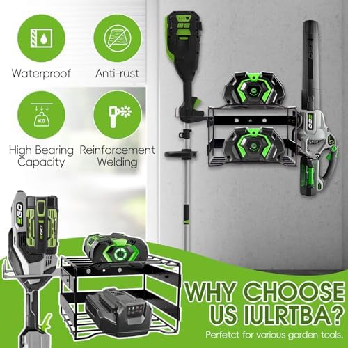 Power Tool Organizer Wall Mount - Heavy Duty Weed Eater Hanger for Garage Org...