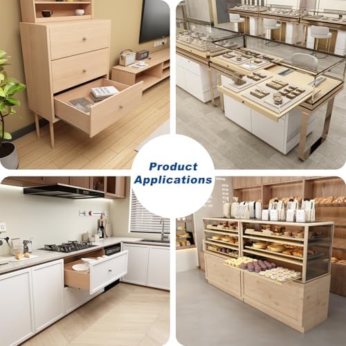 VADANIA #BK54 20" Undermount Drawer Slide, Soft Close