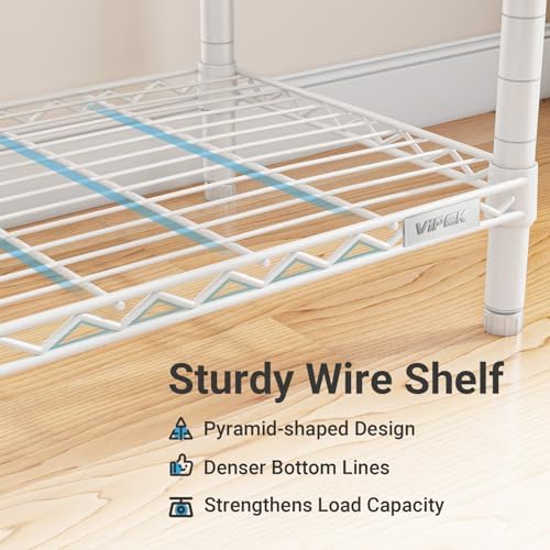 VIPEK X3 Plus Large Expandable Closet Rack Wardrobe Closet Organizer White