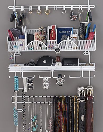 Menโs Over the Door/Wall Hanging Closet Tie and Belt Organizer Rack # 9300 in...