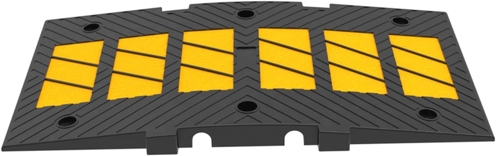 Speed Bumps for Driveway 35"x20"x2" Flexible Installation Conn...