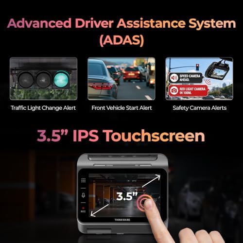 THINKWARE ARC900 Dash Cam 4K Front and 2K Rear, Dual STARVIS 2, HDR, GPS