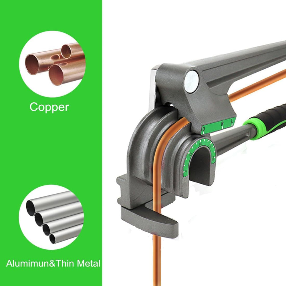1/4", 3/8", 1/2" (6/10/12mm) O.D. Tubing Bender HVAC Tools, 3-...