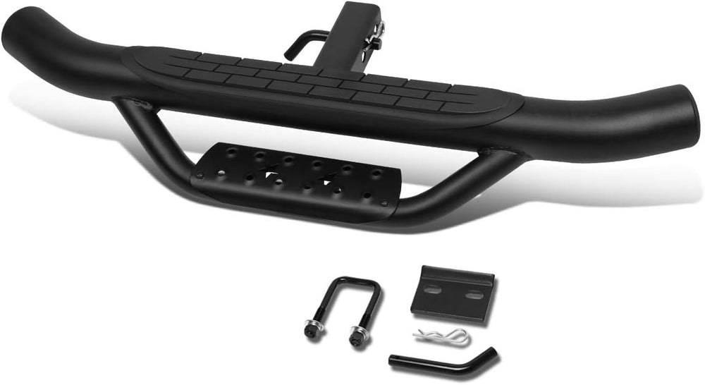 Auto Dynasty Universal 36 Inches Black Powdercoated Steel 2-Stage Tow Hitch S...