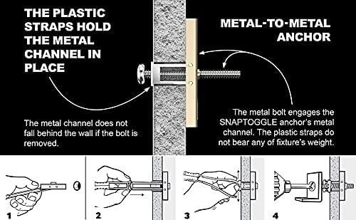 TOGGLER SNAPTOGGLE BM6 Toggle Anchors for M6 Fasteners Pack of 50