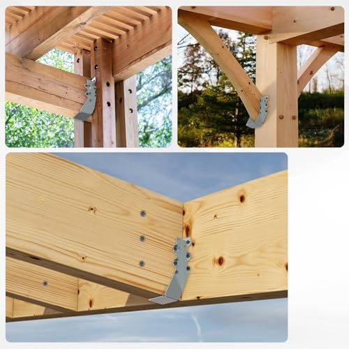 25 pcs 2x6 Joist Hanger,LU26 18 Gauge Double Shear Face Mount Joist Hanger,Hu...