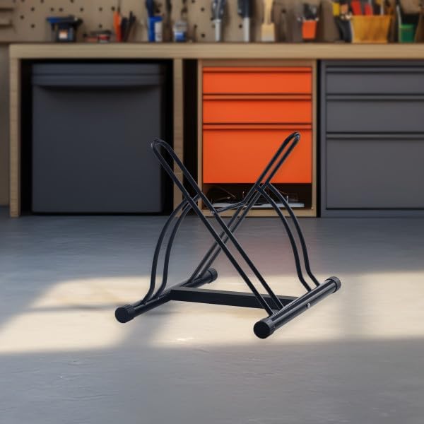 Bike Rack – Dual Bicycle Stand for 2 Mountain, Road, or Kid’s Bikes – Indoor ...