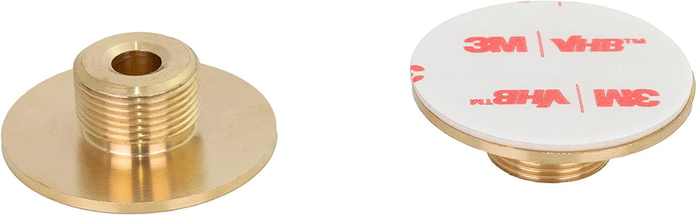 EVI | Adhesive Doorstop | 1.37'' X 0.8'' | Threaded Base | Bl...