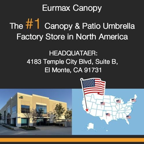 Eurmax USA 12-Pack U-Shape Ground Stakes,Rust-Proof Galvanized Steel Ground A...