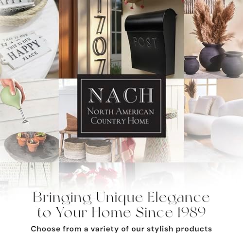 NACH Decorative Shelf Brackets, 4 Pack of 6 x 1.3 x 6 inch, Black Cast Iron S...
