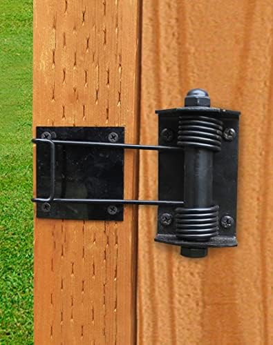 Heavy Duty Flat Gate Closer, Powder Coated, Self Closing Adjustable Gate Clos...