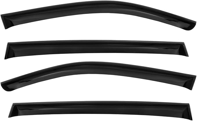 OMAC Window Visor Vent Rain Guard Deflector (4 Pcs)