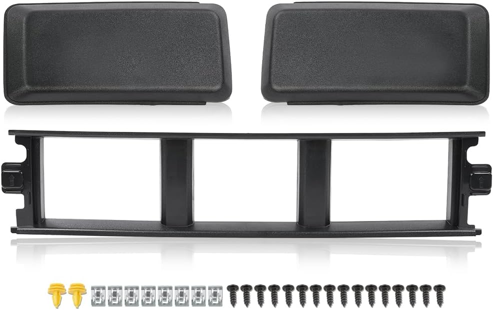 G-PLUS Front Bumper Lower Grille Panel Cover & Bumper Pads Fit F150 18-20...
