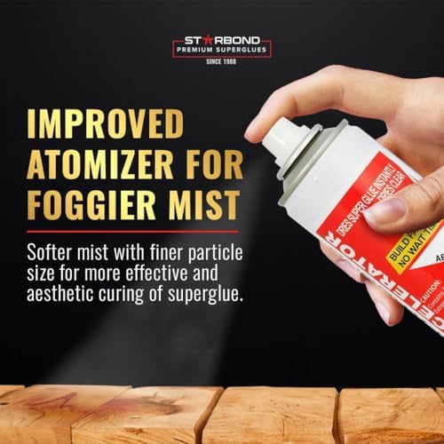Starbond Medium CA Glue with Activator Bundle (4 oz. + 6 oz.) โ Premium Cyano...