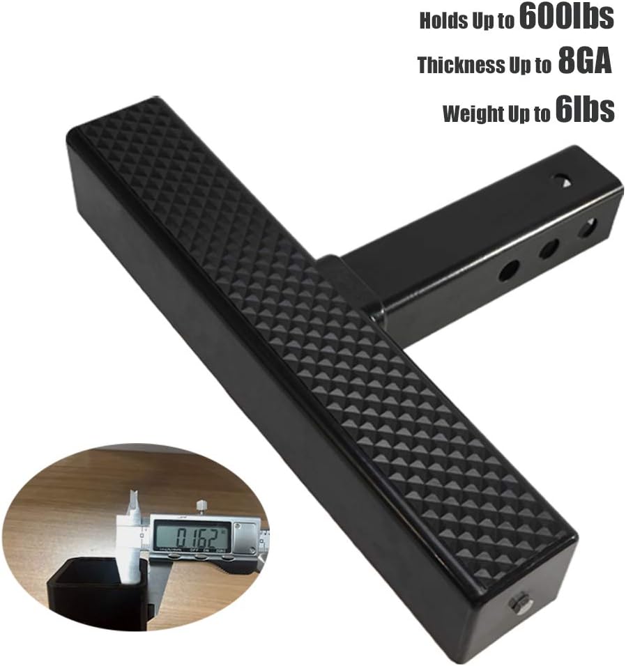 Eapele Hitch Step for 2 Inch Receiver, Universal Anti Slip Bumper Guard, 600l...