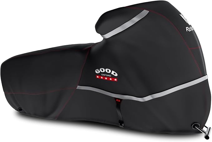 Rosefray Motorcycle Cover 600D Heavy Duty All Season Universal Weather