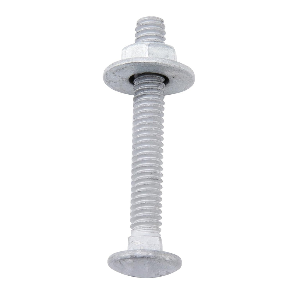 5/16" x 2" Carriage Bolts (100 PCS), Hot Dip Galvanized, Heavy Duty...