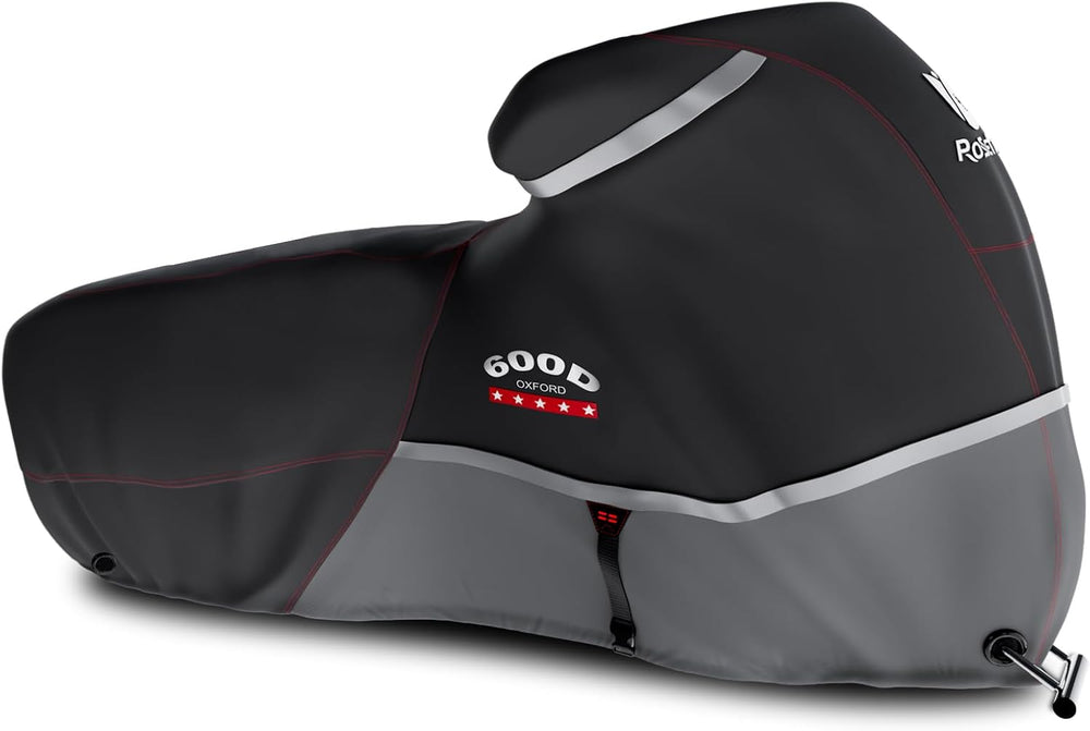 Motorcycle Cover 600D Heavy Duty, 86" XL, Gray