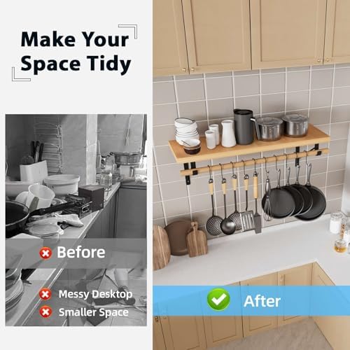 6-Pack Closet Rod Bracket, 10.8x10.8Inch Closet Shelf Brackets Heavy Duty Wal...