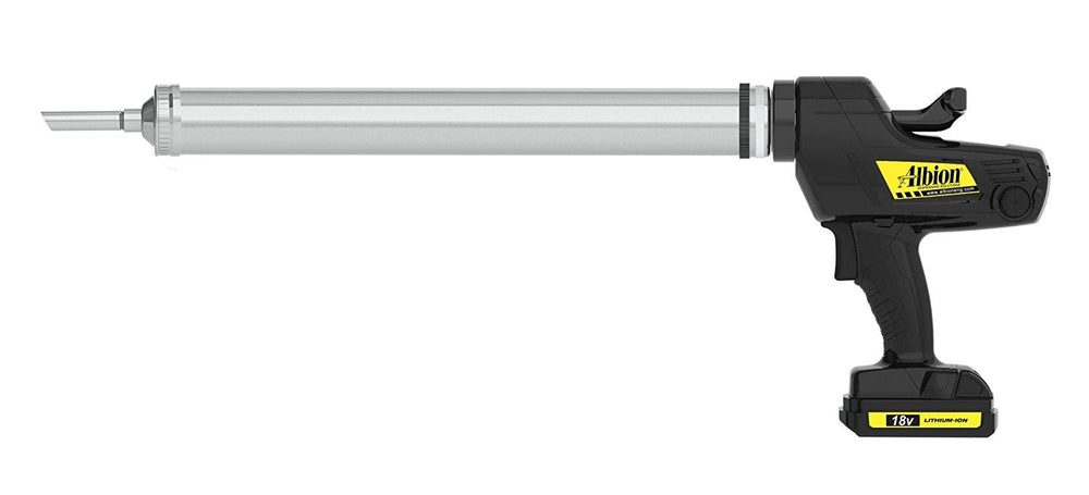 Albion Engineering DL-59-T13E Special Deluxe Cordless Bulk Caulking Gun, 18V,...